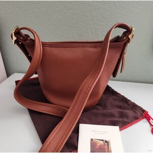 VINTAGE Coach Maggie Duffle Bag In British Tan NEW